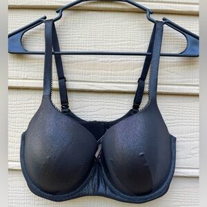 Victoria Secret Sparkling black cross back Strap Bra